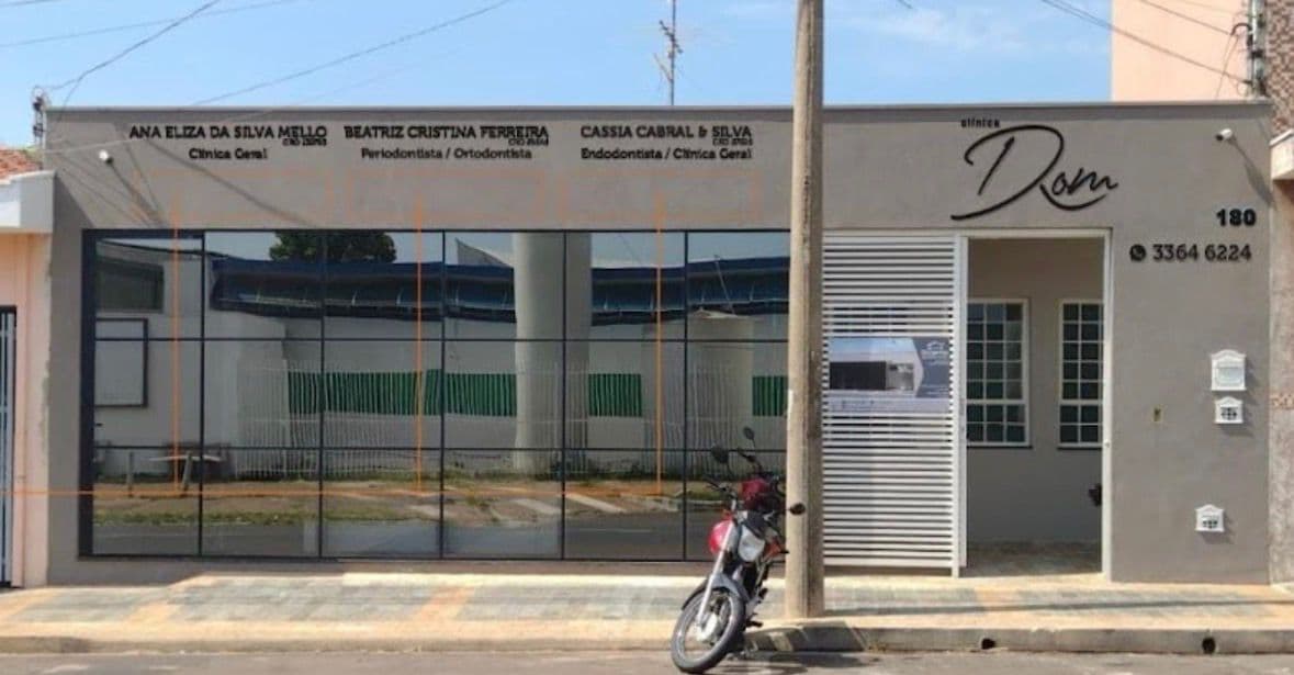 Recepção moderna da clínica